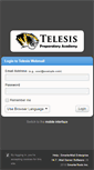 Mobile Screenshot of mail.telesis-academy.org